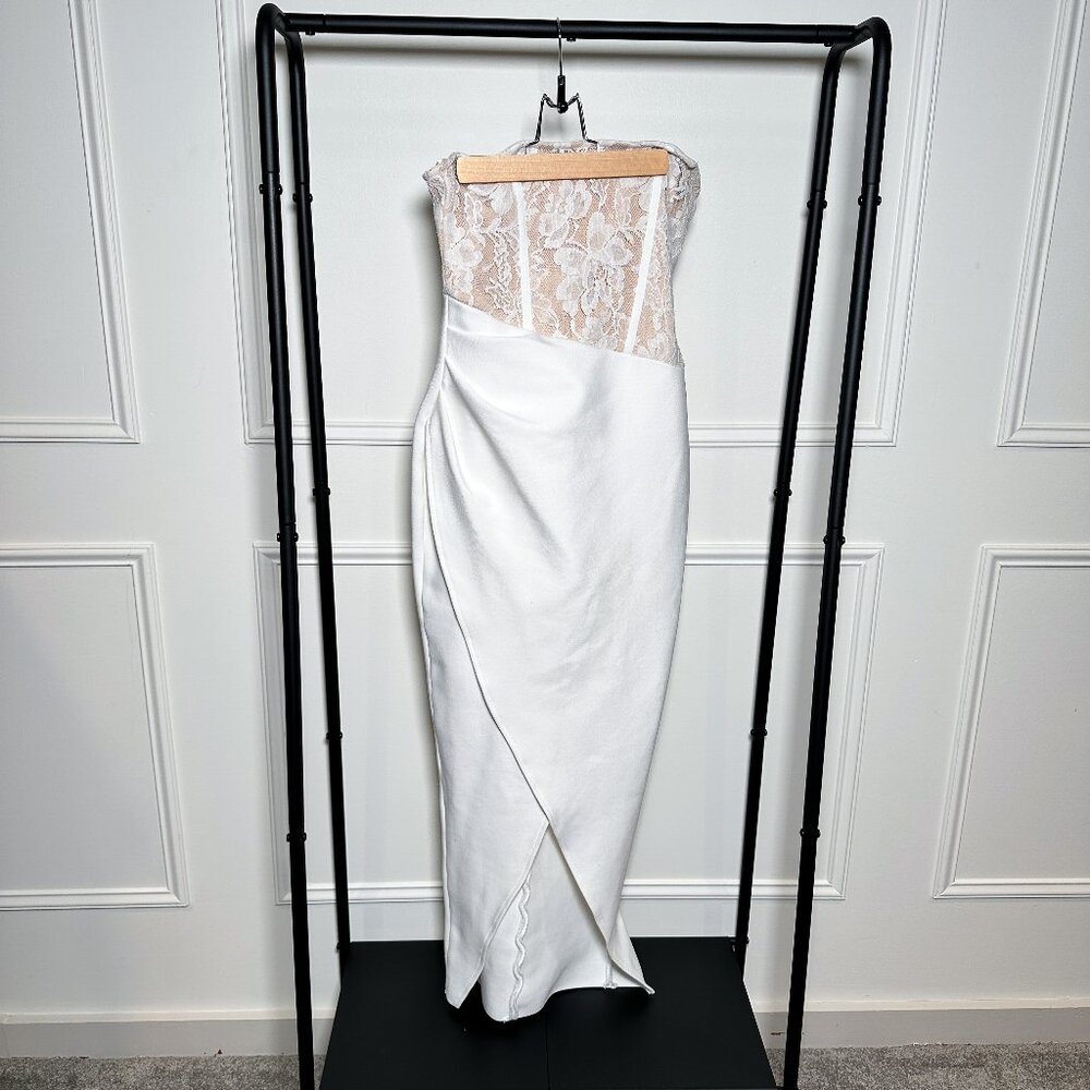 Elliatt Carsyn Strapless High/Low Body-Con Cocktail Dress Size S